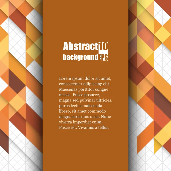 Brochure sjabloon met abstracte achtergrond. — Stockvector