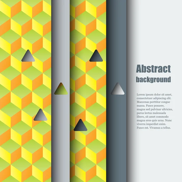 Modèle de brochure avec abstrait. — Διανυσματικό Αρχείο