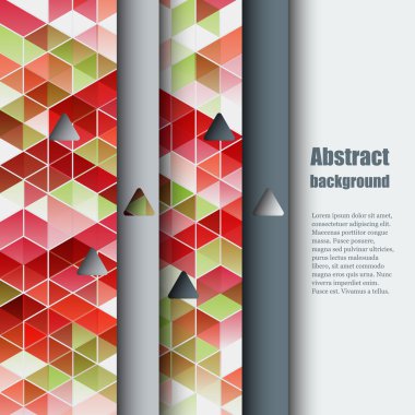 arka plan ile broşür şablonu.