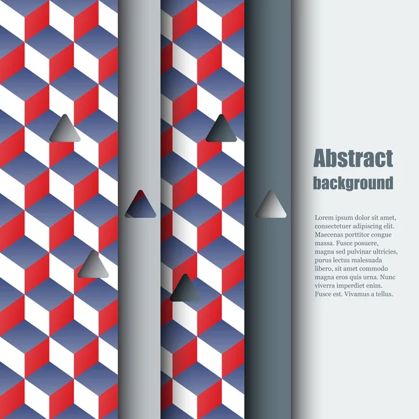 Brochure sjabloon met abstracte achtergrond. Eps10 Vector Illustratie — Stockvector