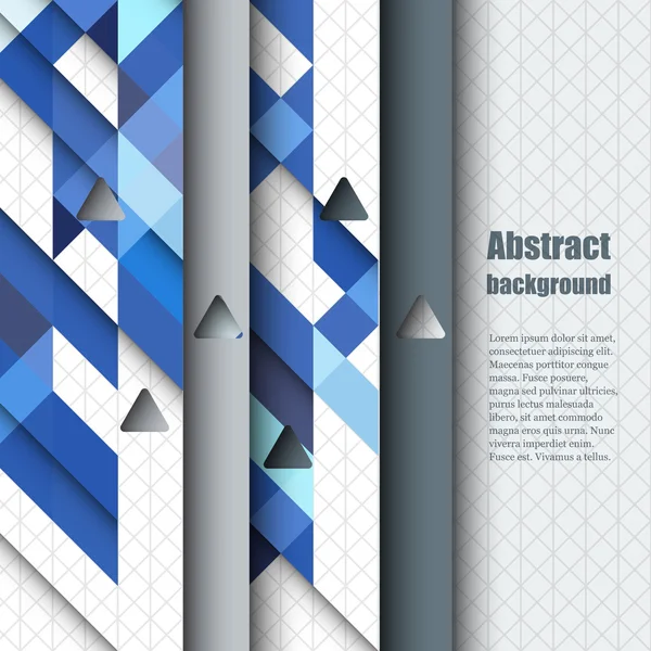 Modèle de brochure avec fond abstrait. Eps10 Illustration vectorielle — Image vectorielle