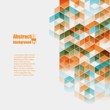 Geometrik desenli soyut bir arkaplan. Eps10 Vektör illüstrasyonu