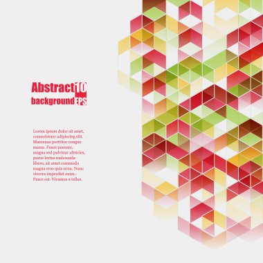 Geometrik desenli soyut bir arkaplan. Eps10 Vektör illüstrasyonu