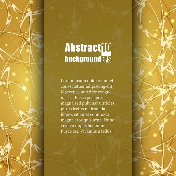 Modello di brochure con sfondo astratto. Eps10 Illustrazione vettoriale — Vettoriale Stock