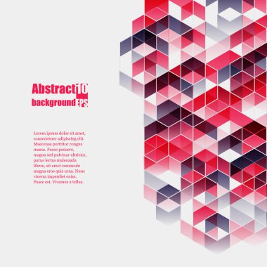 Geometrik desenli soyut bir arkaplan. Eps10 Vektör illüstrasyonu