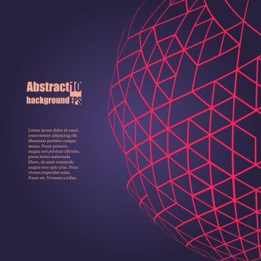 Geometrik desenli soyut bir arkaplan. Eps10 Vektör illüstrasyonu