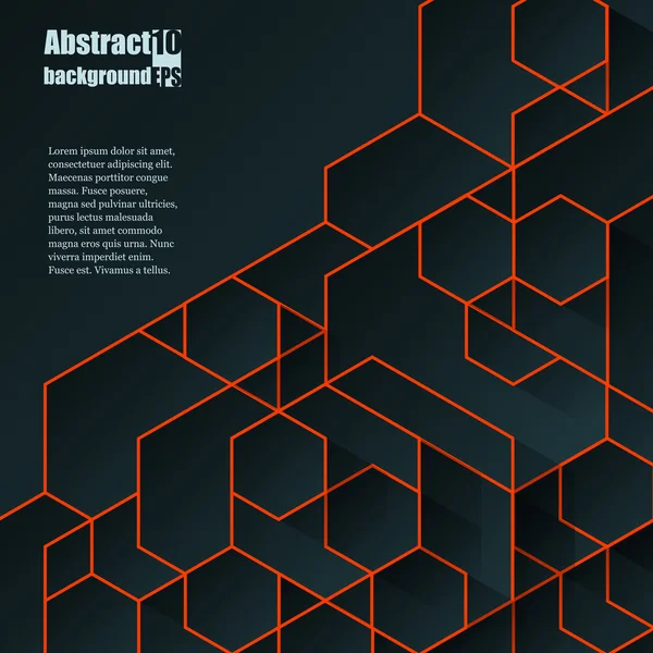 Abstrakt bakgrund med geometriskt mönster. Eps10 Vektorillustration — Stock vektor