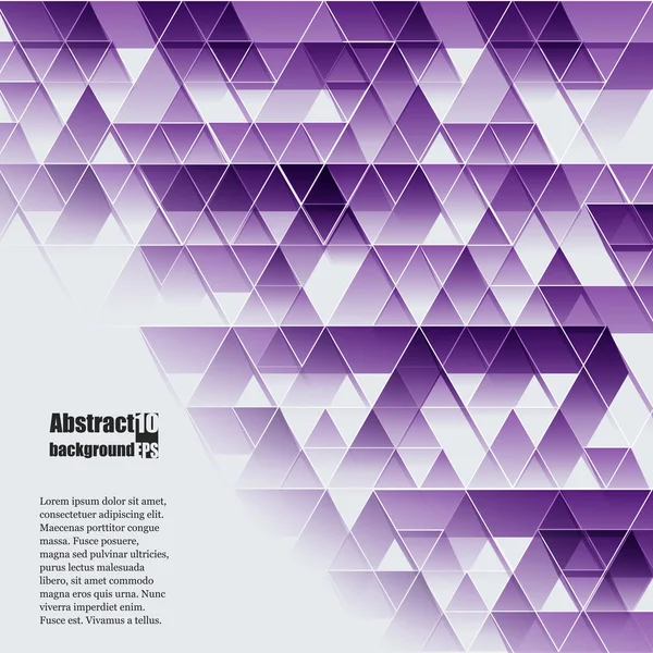 Fondo abstracto con patrón geométrico. Eps10 Ilustración vectorial — Archivo Imágenes Vectoriales
