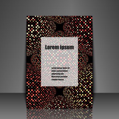 Arka plan şablonu ilan vardı. Eps10 vektör çizim