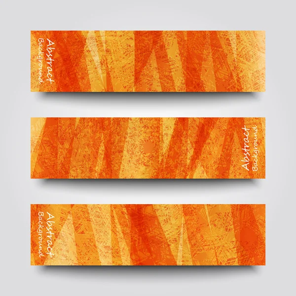 Set banner sjablonen met abstracte achtergrond. Eps10 Vector Illustratie — Stockvector