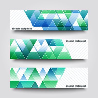 Arka plan afiş şablonlar kümesi. Eps10 vektör çizim