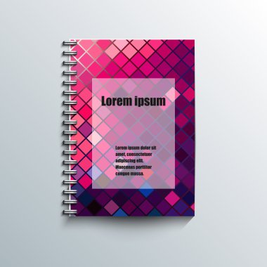 Not defteri şablon arka plan ile.