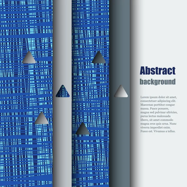 Brochure sjabloon met abstracte achtergrond — Stockvector
