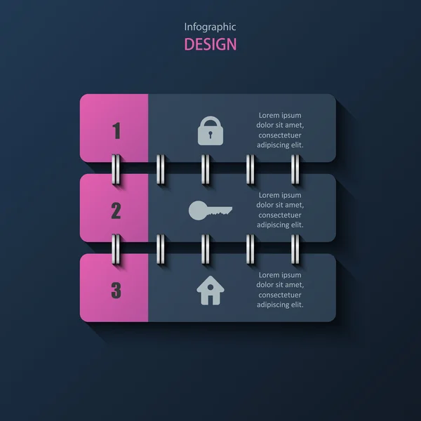 Infographics tasarım. — Stok Vektör