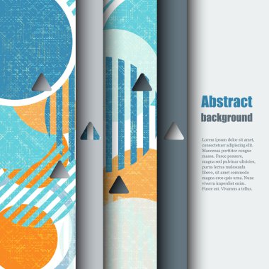 arka plan ile broşür şablonu.