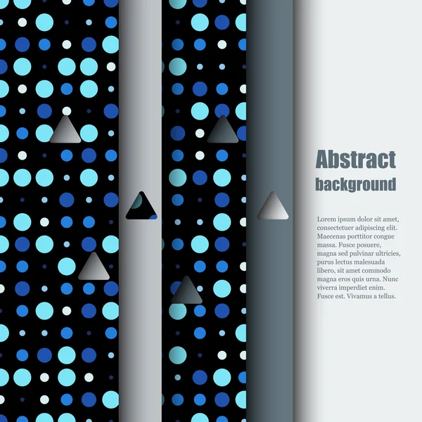 Broschyr mall med abstrakt bakgrund. — Stock vektor