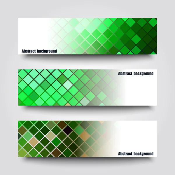 Set banner sjablonen met abstracte achtergrond. Eps10 Vector Illustratie — Stockvector