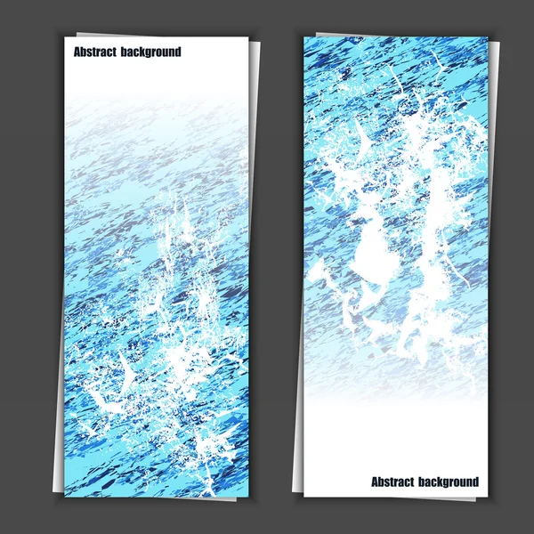 Set banner sjablonen met abstracte achtergrond — Stockvector