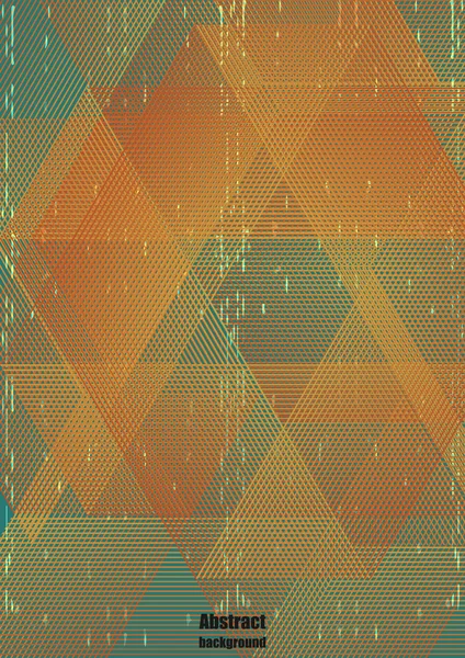 Abstrakter Hintergrund mit geometrischem Muster. — Stockvektor