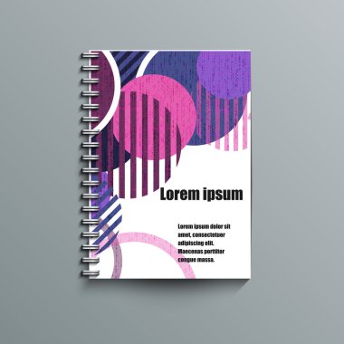 Not defteri şablon arka plan ile.