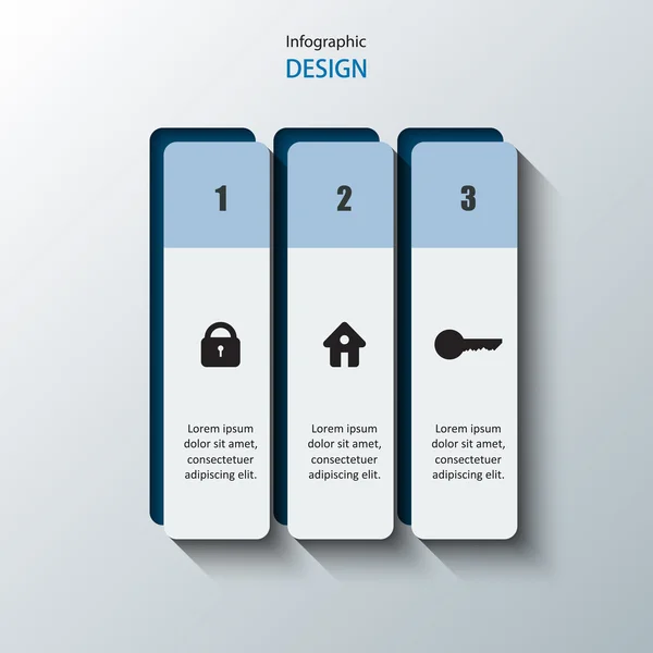 Infografisk utforming – stockvektor