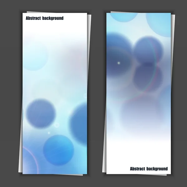 Set banner sjablonen met abstracte achtergrond — Stockvector