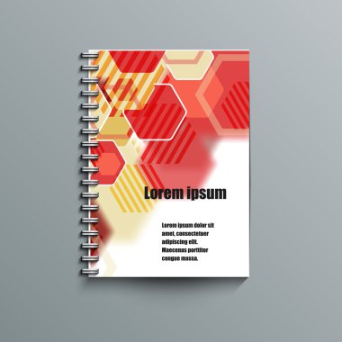 Not defteri şablon arka plan ile.