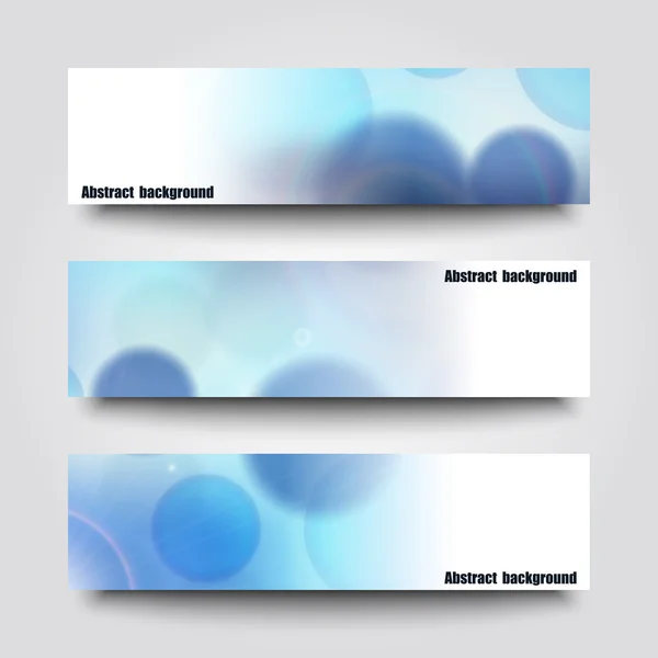 Set of banner templates with abstract background. — Stock Vector