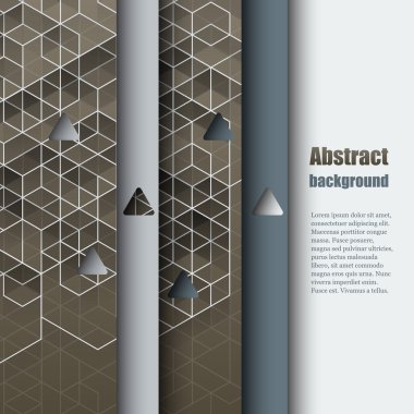 arka plan ile broşür şablonu. 