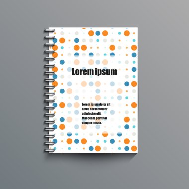 Not defteri şablon arka plan ile. 