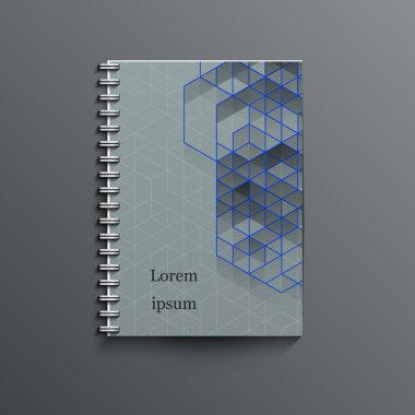 Not defteri şablon arka plan ile. 