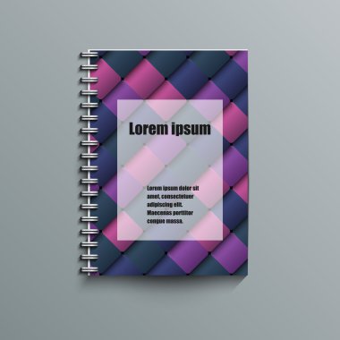 Not defteri şablon arka plan ile. 