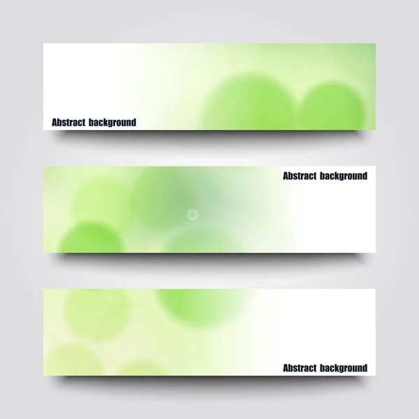 Set of banner templates with abstract background. — Stock Vector