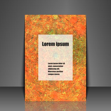 arka plan şablonu el ilanı. 