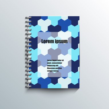 Not defteri şablon arka plan ile. 