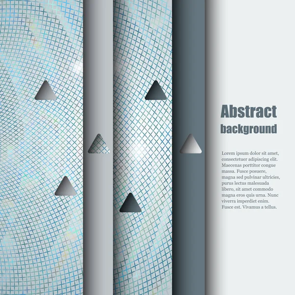 Brochure sjabloon met abstracte achtergrond. — Stockvector