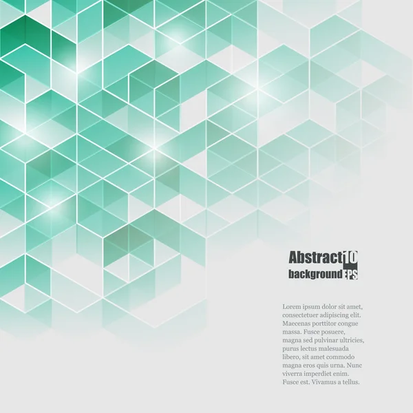 Abstracte achtergrond met geometrisch patroon. — Stockvector