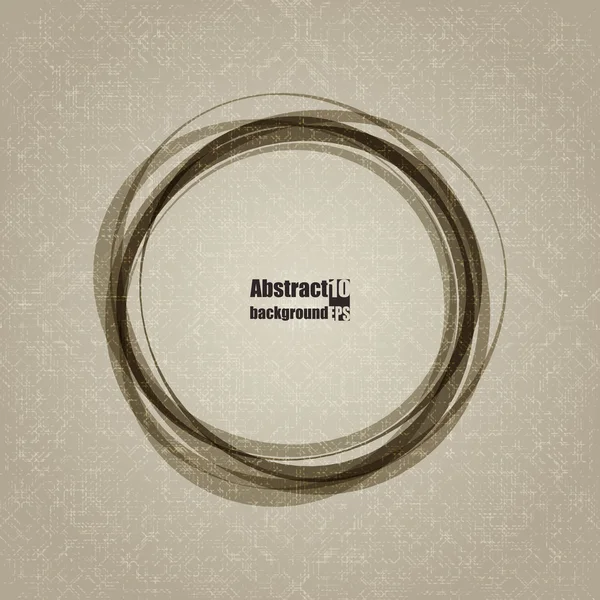 Abstracte achtergrond met ringen. — Stockvector