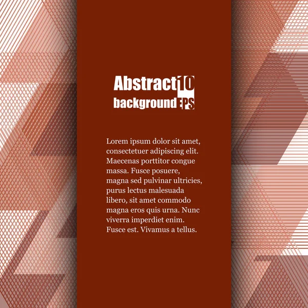 Шаблон брошюры с абстрактным фоном . — стоковый вектор