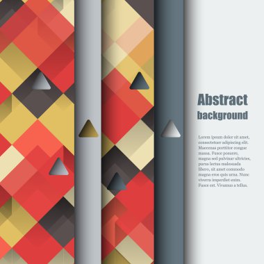 arka plan ile broşür şablonu. 