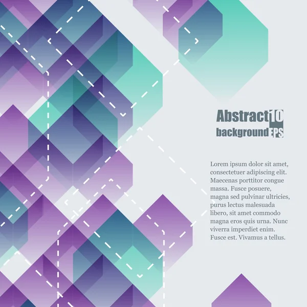 Abstrakter Hintergrund mit geometrischem Muster. — Stockvektor