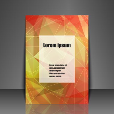 arka plan şablonu el ilanı. 