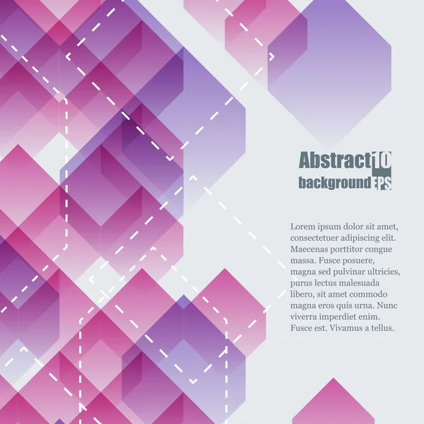 Abstrakter Hintergrund mit geometrischem Muster. — Stockvektor