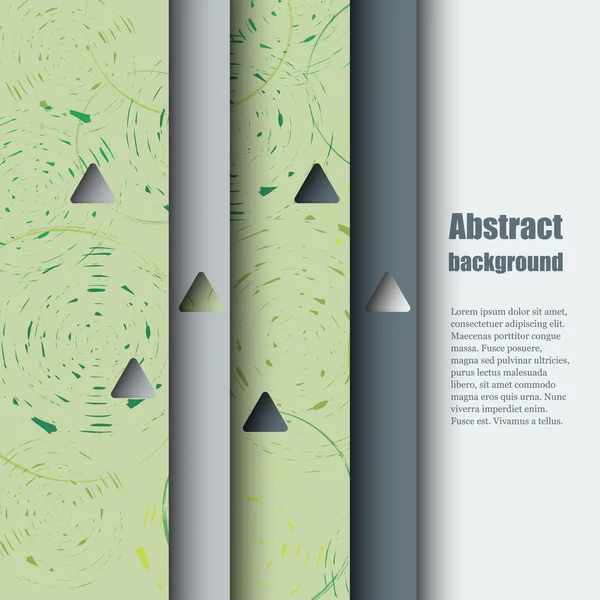 Brochure sjabloon met abstracte achtergrond. — Stockvector