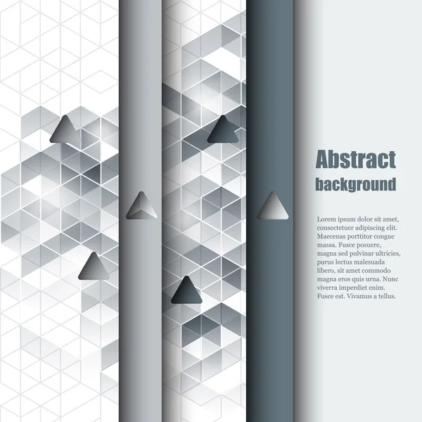 Brochure sjabloon met abstracte achtergrond. — Stockvector