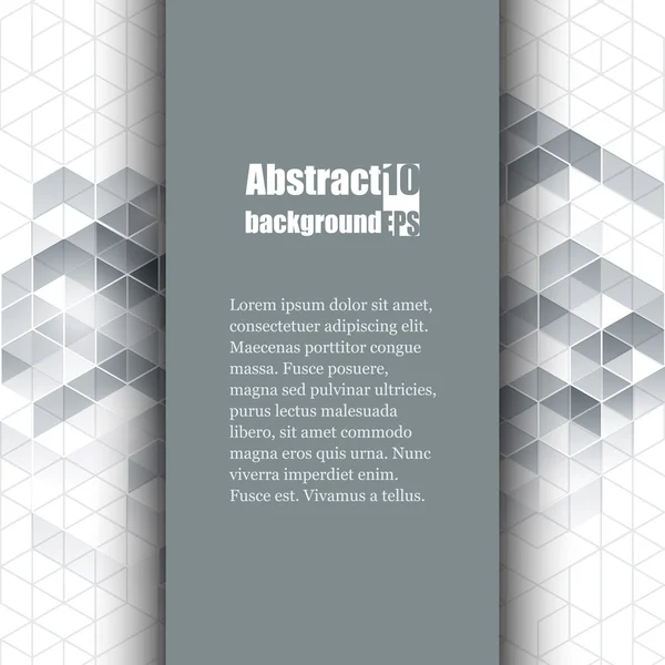 Brochure sjabloon met abstracte achtergrond. — Stockvector