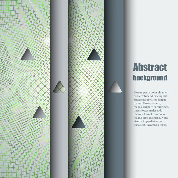 Brochure sjabloon met abstracte achtergrond. — Stockvector