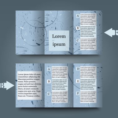 arka plan ile broşür şablonu. 