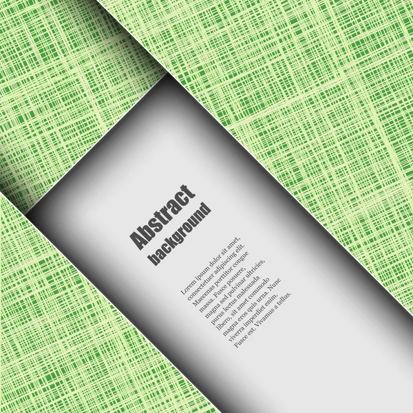 Plantilla de folleto con fondo abstracto . — Vector de stock