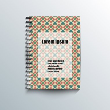 Not defteri şablon arka plan ile.